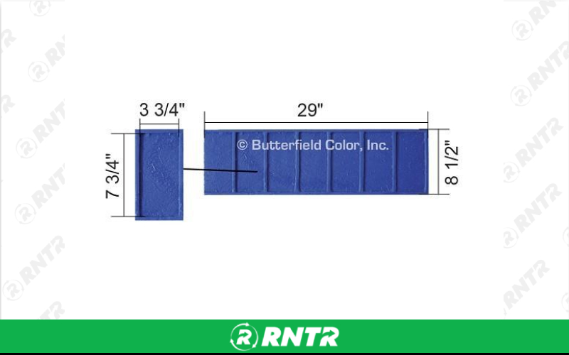 BUTTERFIELD SIKA COLOR- A STAMPS -  CONCRETE -  NEW BRICK SOLDIER COURSE BORDER – For rent in Ontario, New York – Altra Rental | RNTR.com – Image 2 of 3