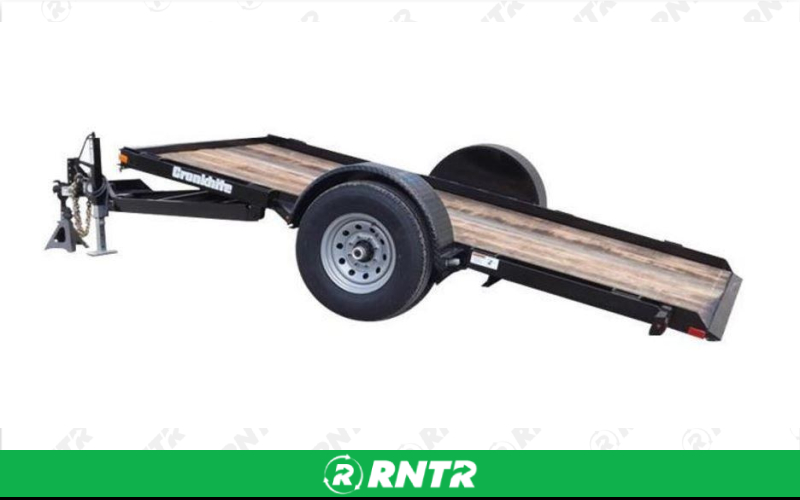 CRONKHITE INDUSTRIES -  INC. TRAILER -  TILT -  3000# CARRY CAPACITY -  12'x 6' 5 -  BLACK -  2 BALL – For rent in ontario, new-york – Altra Rental | RNTR.com – Image 1