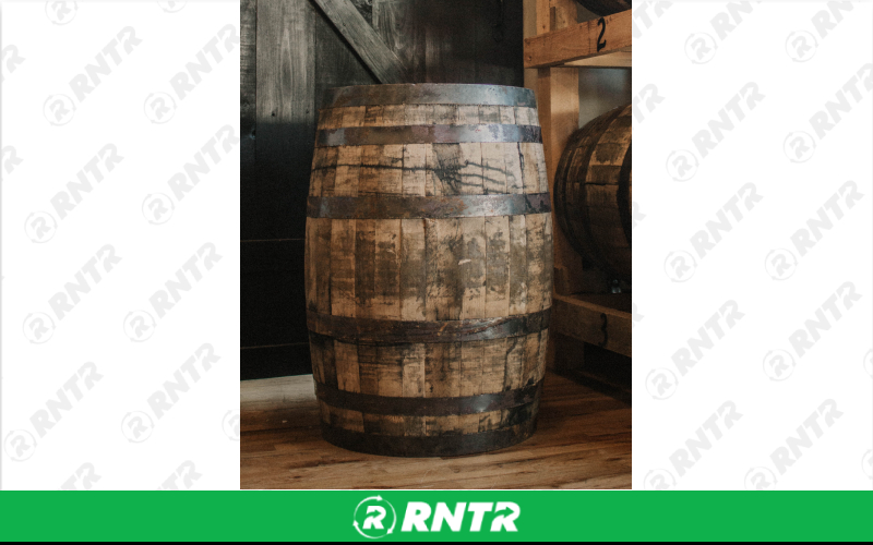 Generic Whiskey Barrel – For rent in new-braunfels, texas – Hill Country Event Rentals | RNTR.com – Image 1