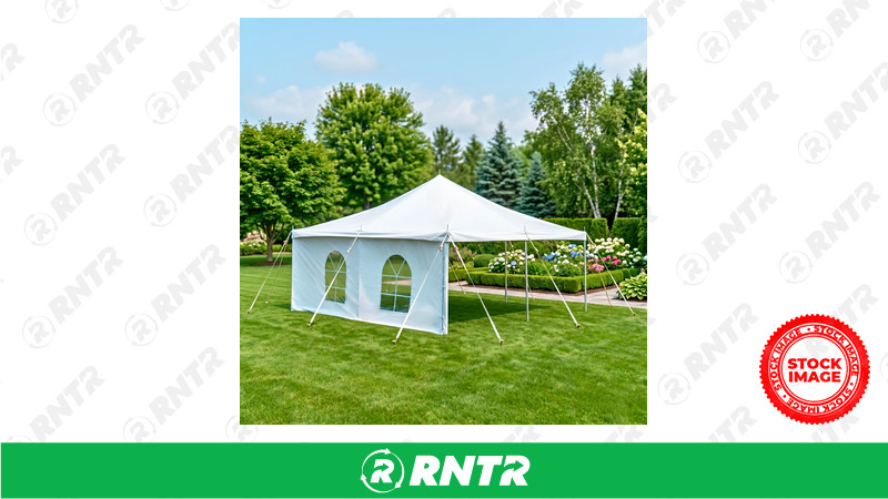  20X20 (OTC) POLE TENT WHITE – For rent in Eau Claire, Wisconsin – A-1 Express Rental Center, Inc | RNTR.com – Image 1