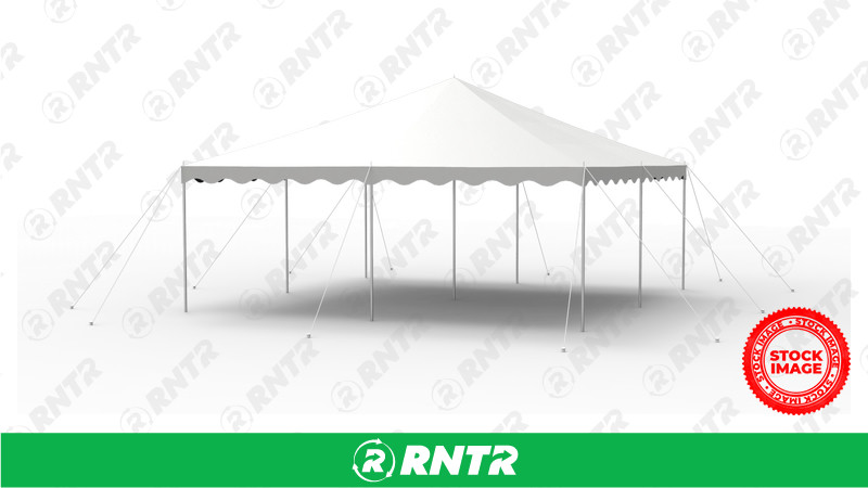 ANCHOR 20X20 POLE TENT WHITE (WSU) – For rent in Eau Claire, Wisconsin – A-1 Express Rental Center, Inc | RNTR.com – Image 1