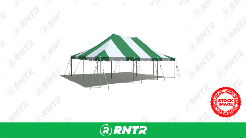 ANCHOR 20X30 (OTC) POLE GREEN WHITE – For rent in Eau Claire, Wisconsin – A-1 Express Rental Center, Inc | RNTR.com – Image 1