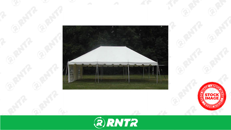 ANCHOR 20X30 (OTC) POLE TENT WHITE – For rent in Eau Claire, Wisconsin – A-1 Express Rental Center, Inc | RNTR.com – Image 1