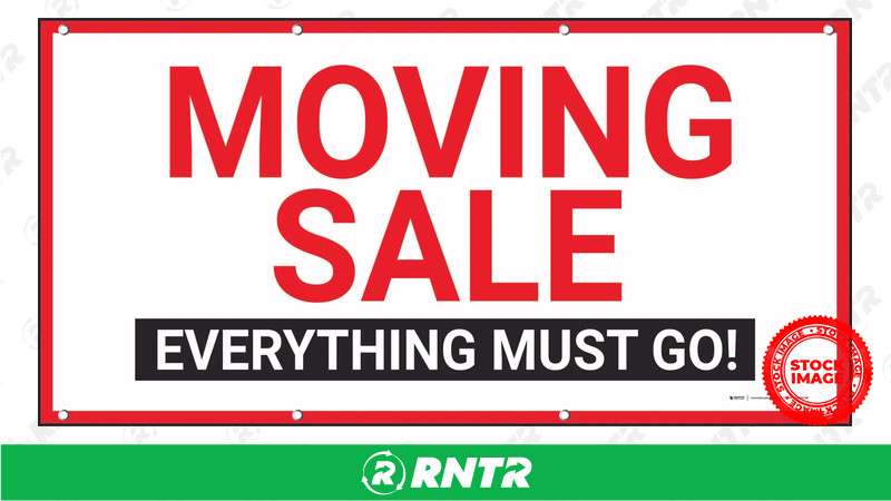 BANNER – MOVING SALE – 2ft X 12ft for rent in Eau Claire, WI