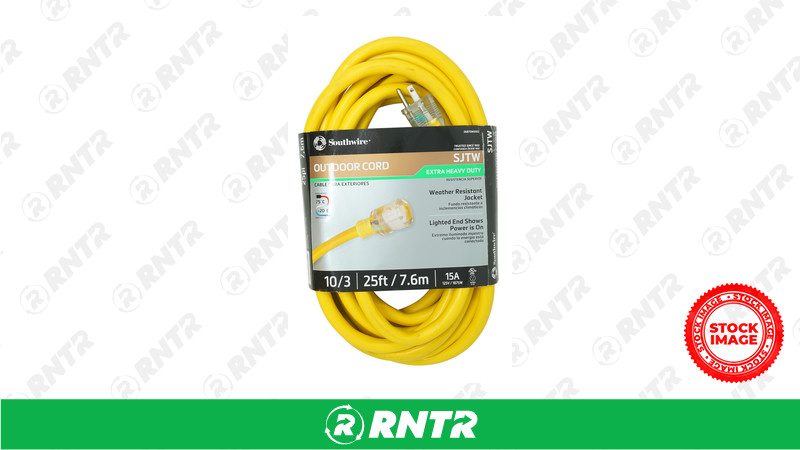 EXTENSION CORD 10/3 25ft YELLOW for rent in Eau Claire, WI