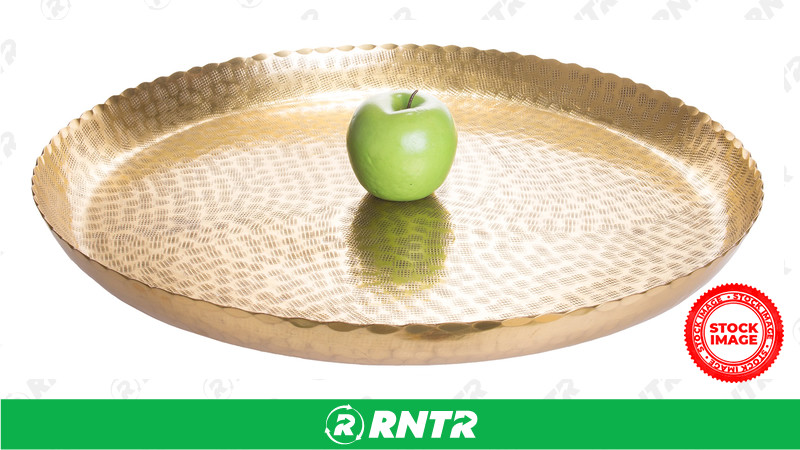  TRAYS - ROUND (20in W/ GOLD TRIM) – For rent in Eau Claire, Wisconsin – A-1 Express Rental Center, Inc | RNTR.com – Image 1