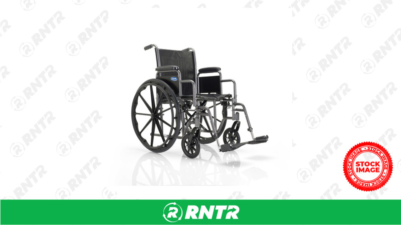 INVACARE WHEEL CHAIR - 18in – For rent in Eau Claire, Wisconsin – A-1 Express Rental Center, Inc | RNTR.com – Image 1