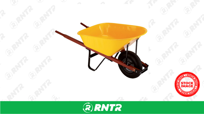 SEYMOUR MIDWEST WHEELBARROW - 6 CU FT - METAL - YELLOW – For rent in Eau Claire, Wisconsin – A-1 Express Rental Center, Inc | RNTR.com – Image 1
